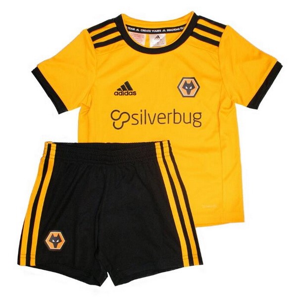 Maillot Football Wolves Domicile Enfant 2018-19 Jaune